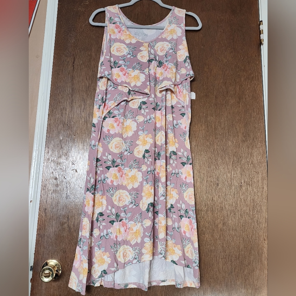 OG Latched Mama Floral Nursing/Maternity Dress
